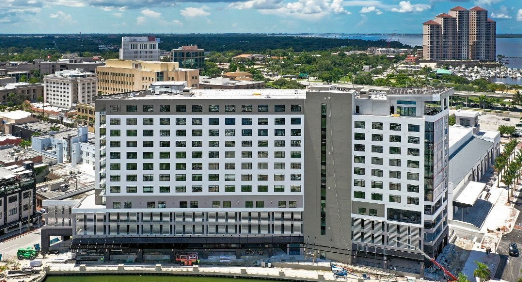 Luminary Hotel Roof Installation by Crowther Roofing and Cooling of Fort Myers