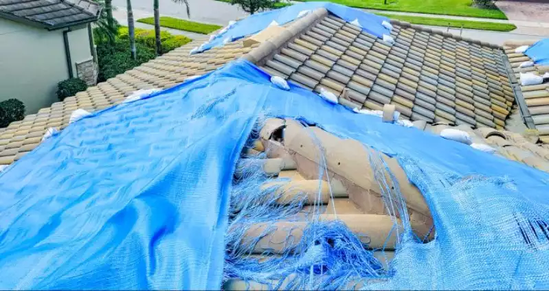 Why Blue tarps on damaged roofs dont work in Fort Myers, Sarasota and Jupiter